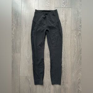 Black High-Waisted Leggings Lululemon yoga Pilates pants high rise 4 XS